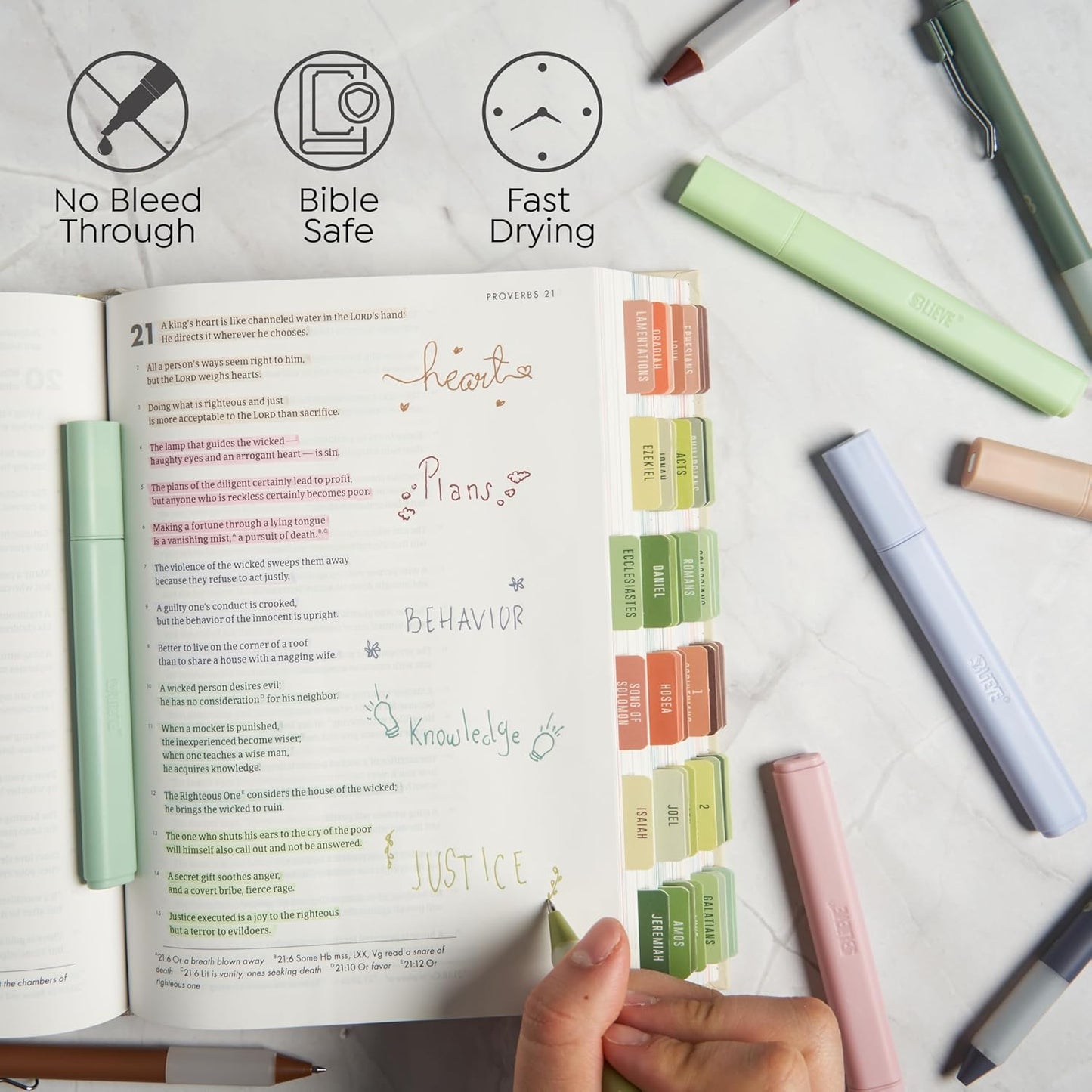 Highlighters and Pens - Earthy Edition