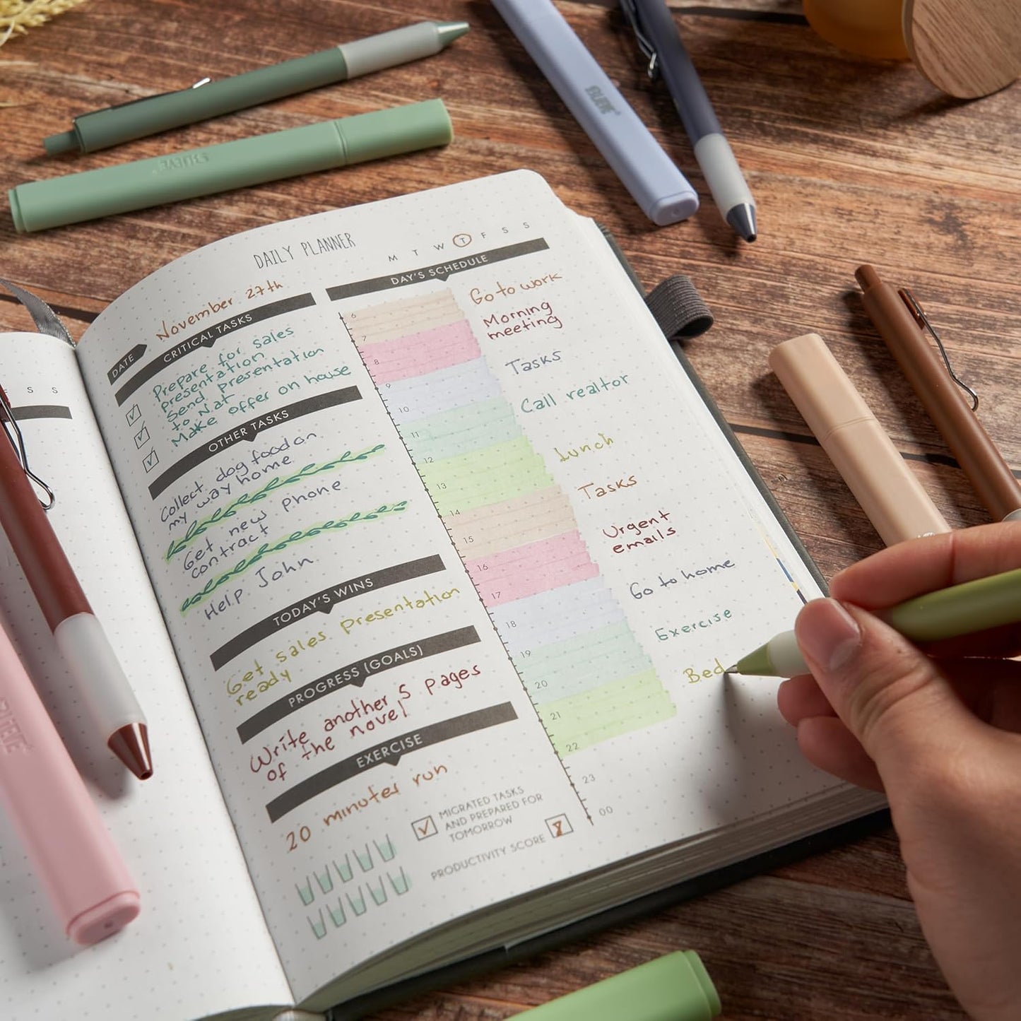 Highlighters and Pens - Earthy Edition