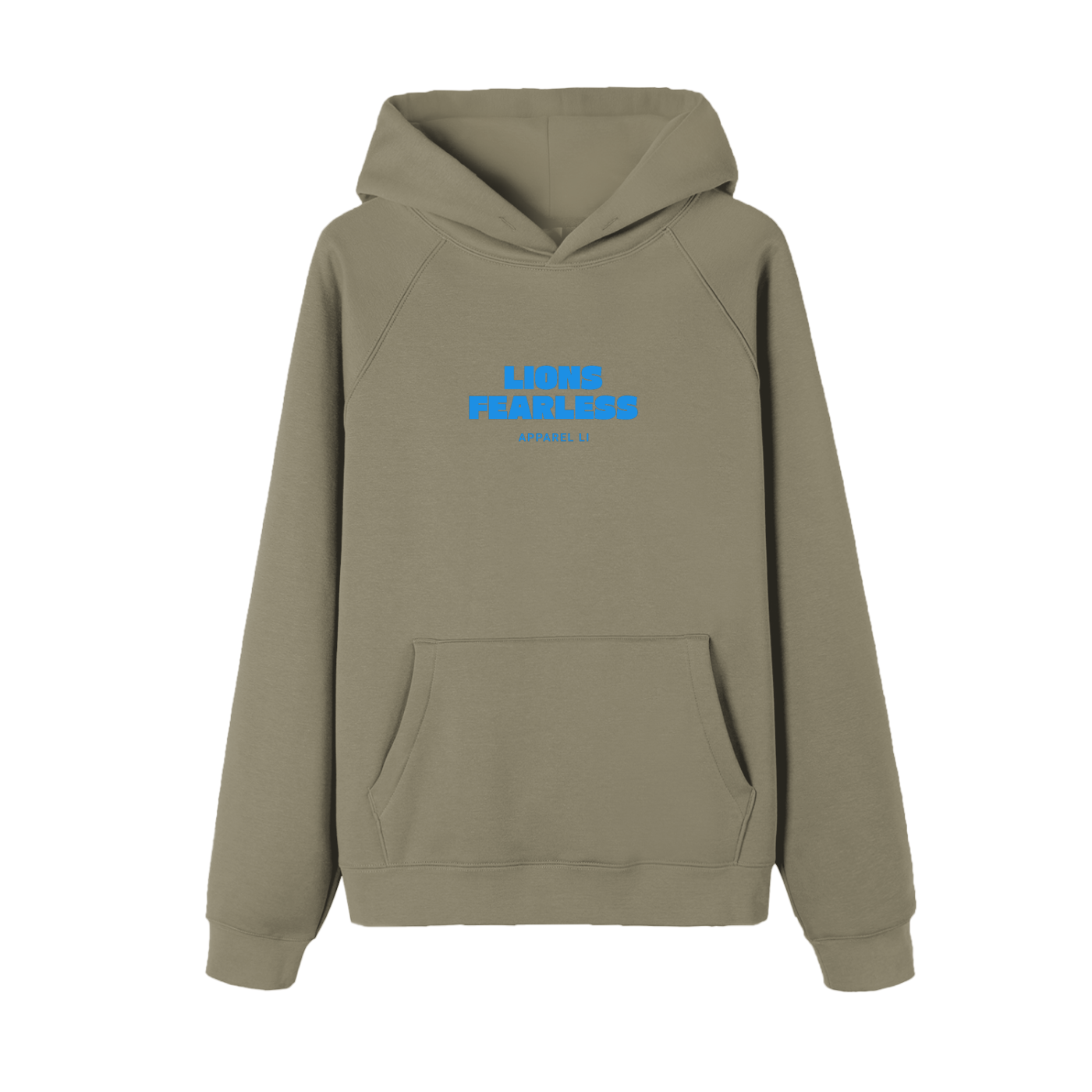 Lions Fearless Apparel Line Raglan Sleeve Hoodie