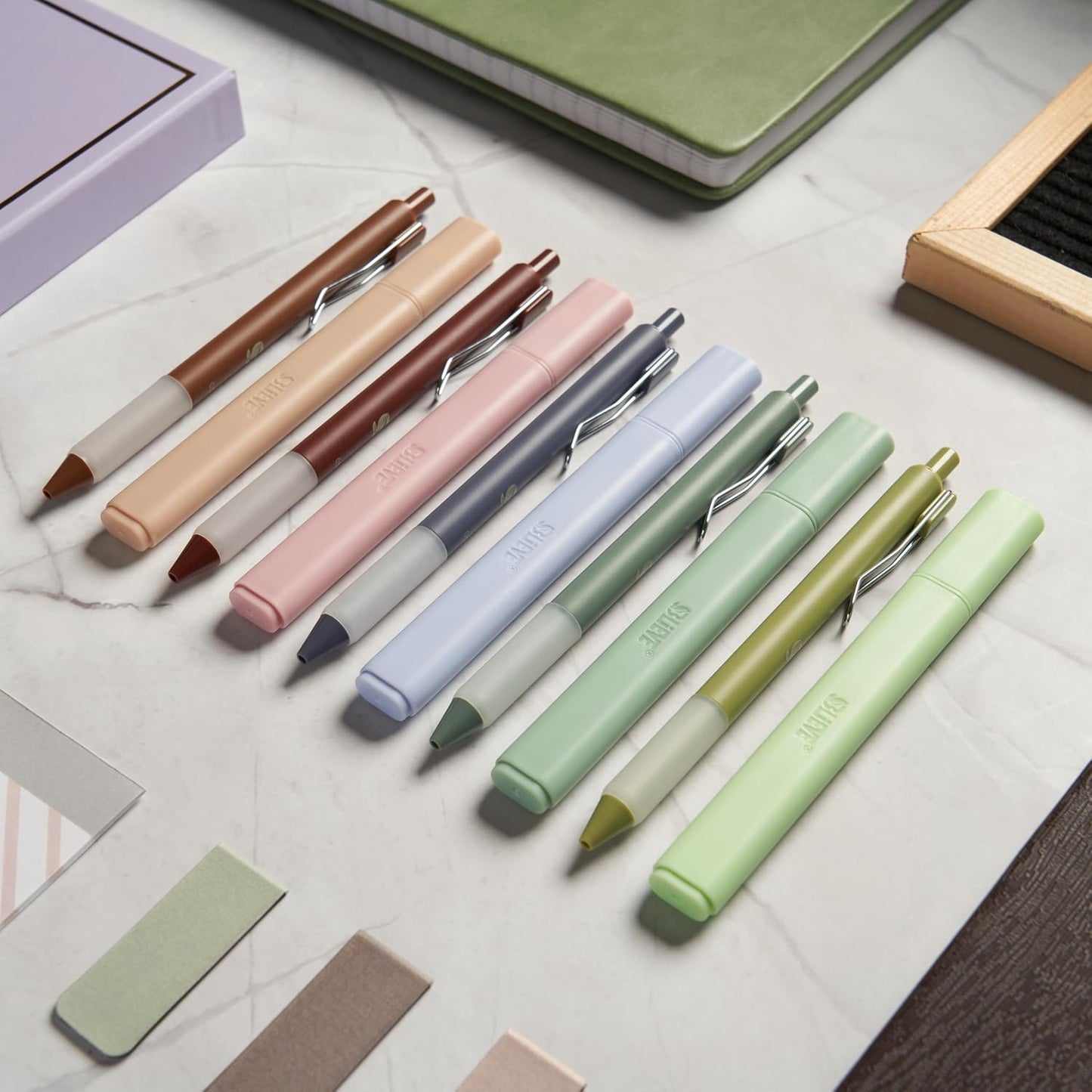 Highlighters and Pens - Earthy Edition