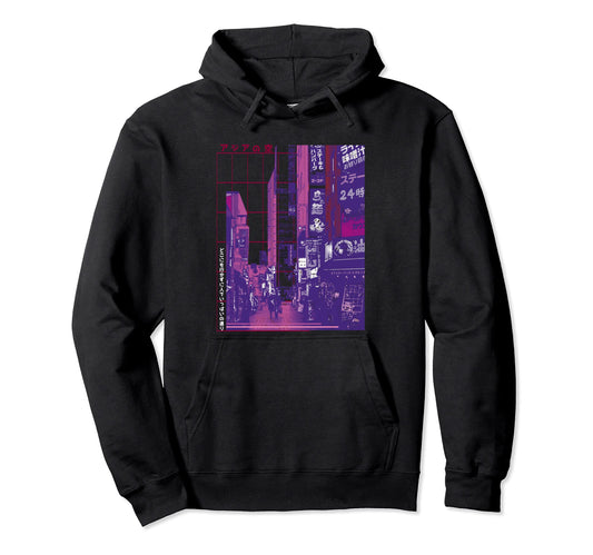 90S Lofi Tokyo Japanese City Streetwear Hoodie - Aesthetic Graphic Unisex