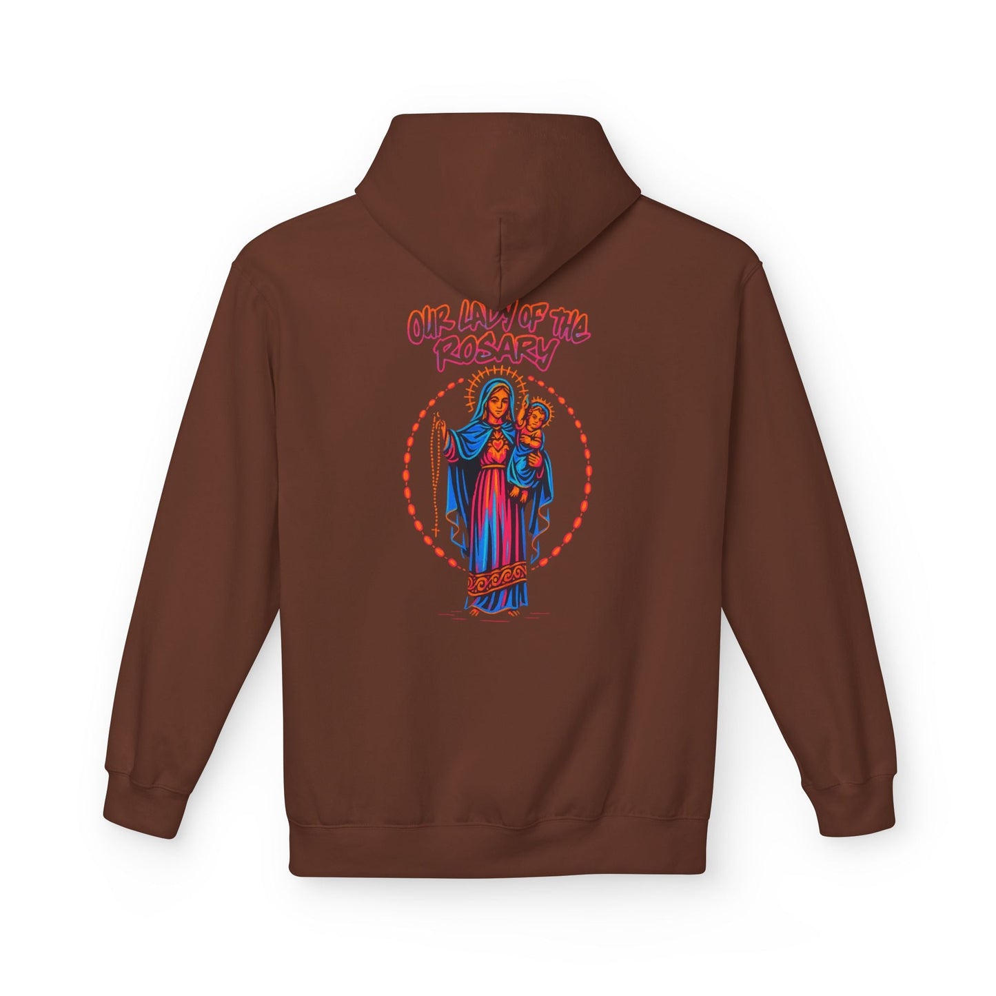 Our Lady of the Rosary | Catholic Hoodie | Marian Faith