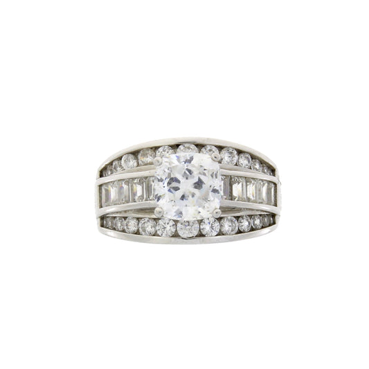 Cubic Zirconium CZ SS Bridal Sterling Silver
