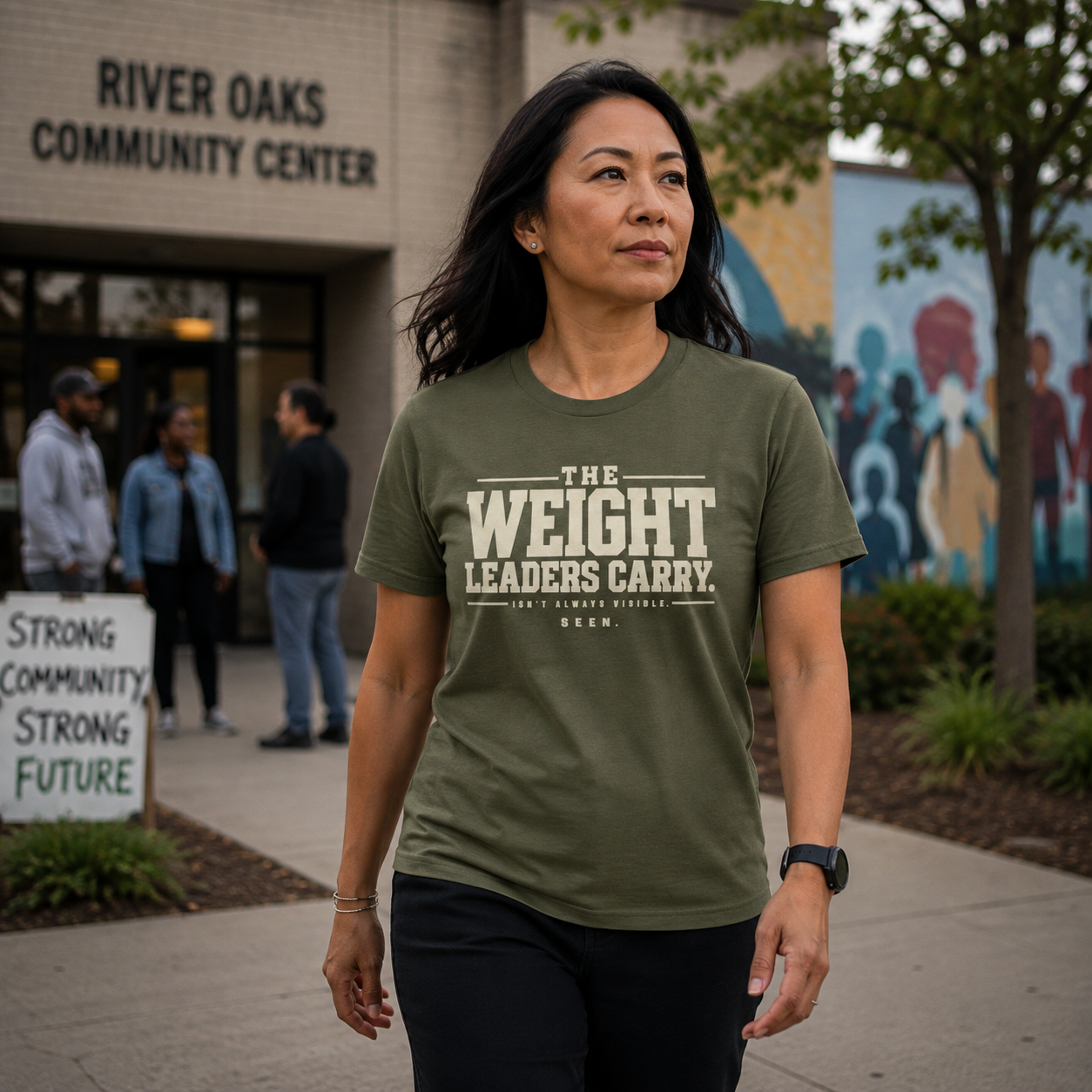The Weight Leaders Carry Tee — SEEN Movement