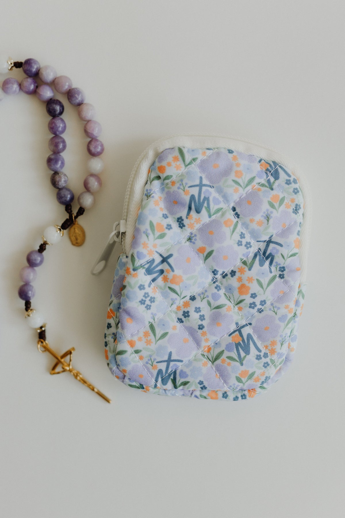 Marian Rosary Pouch