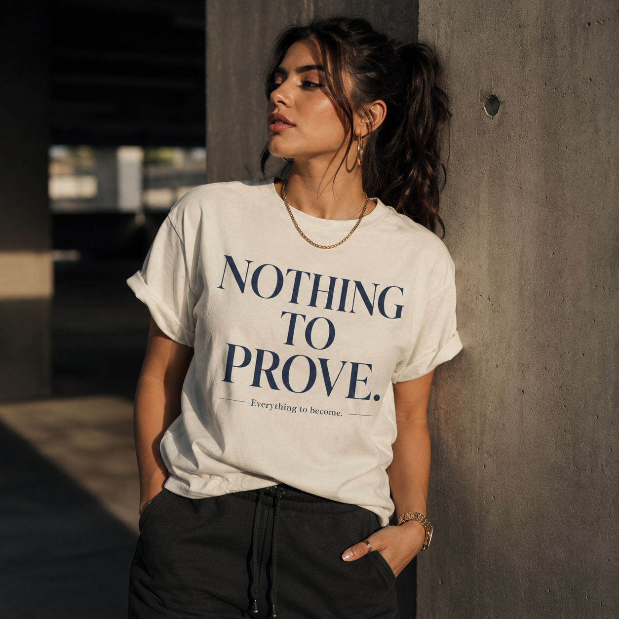 Nothing To Prove Tee — SEEN: Unmasked Collection