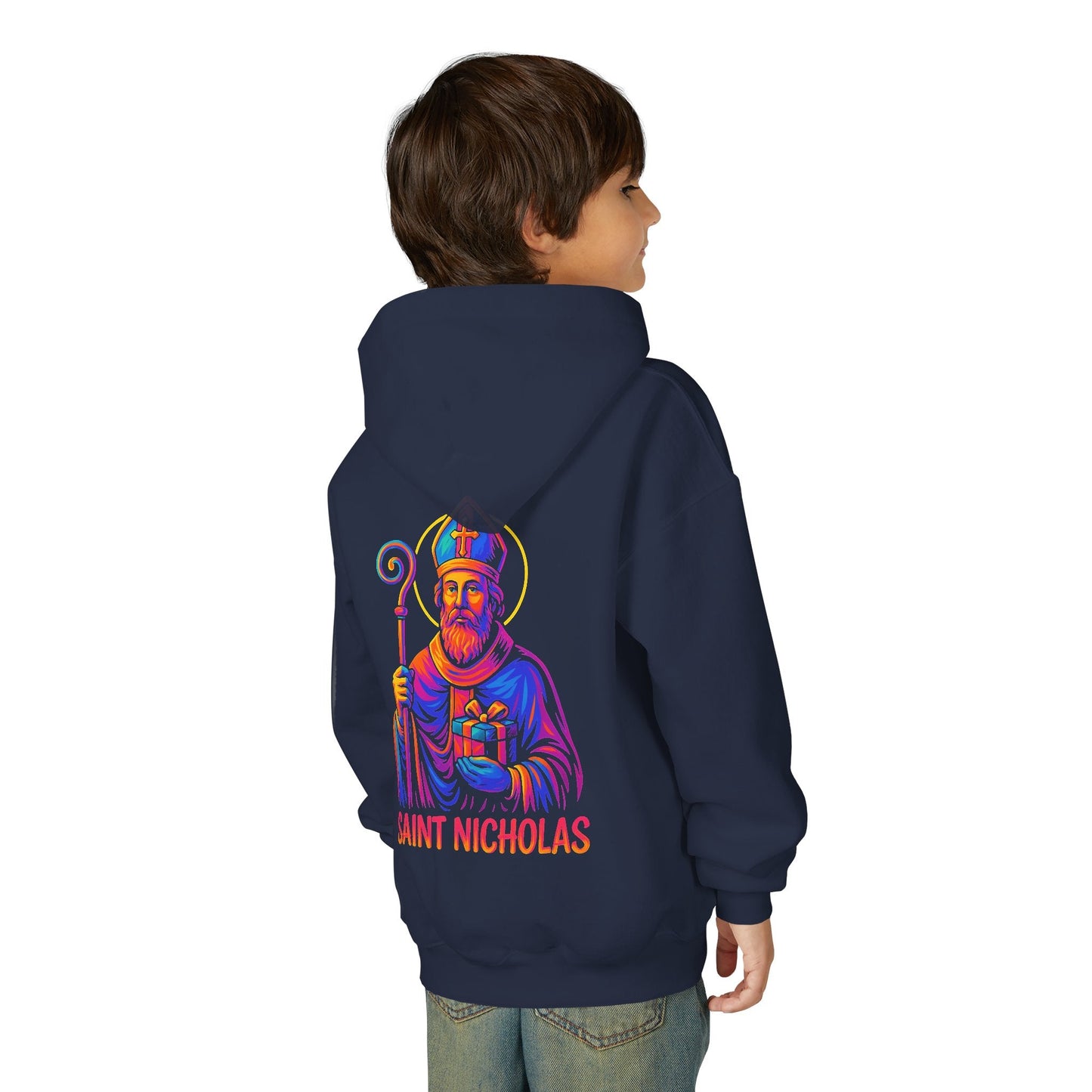 St. Nicholas | Kids Catholic Hoodie | Real St. Nick