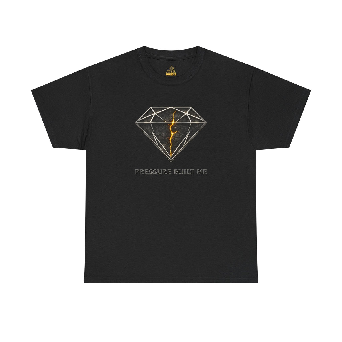 Pressure Built Me Diamond Tee – Luxury Streetwear Resilience Graphic Shirt