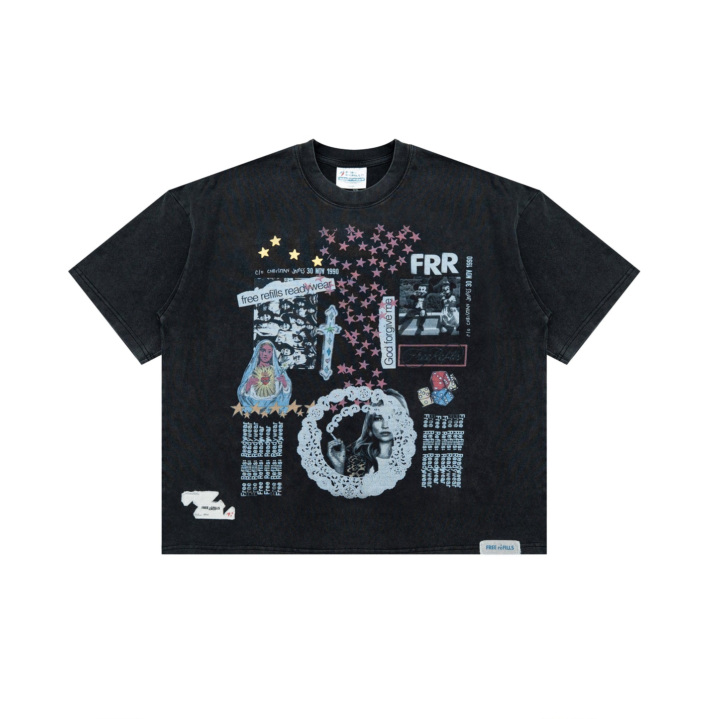 Collage Tee - Black