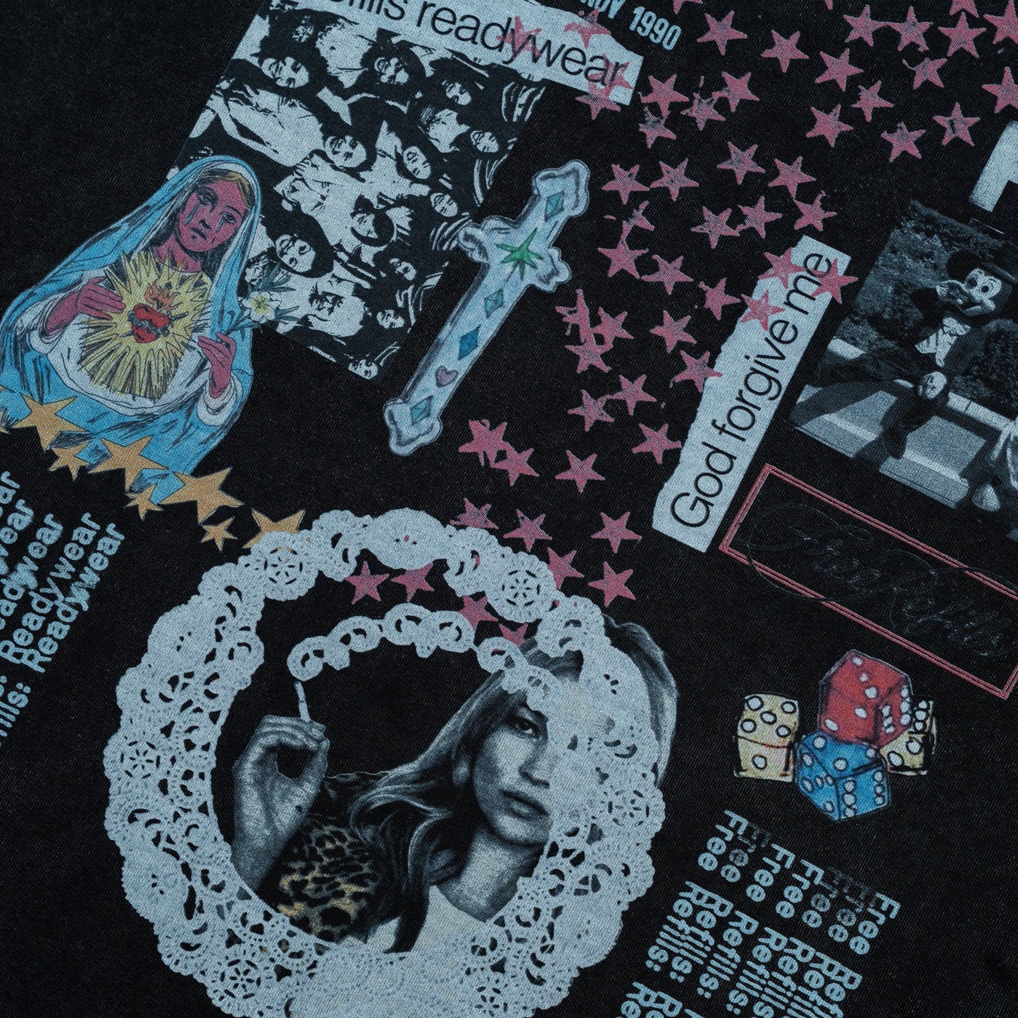 Collage Tee - Black