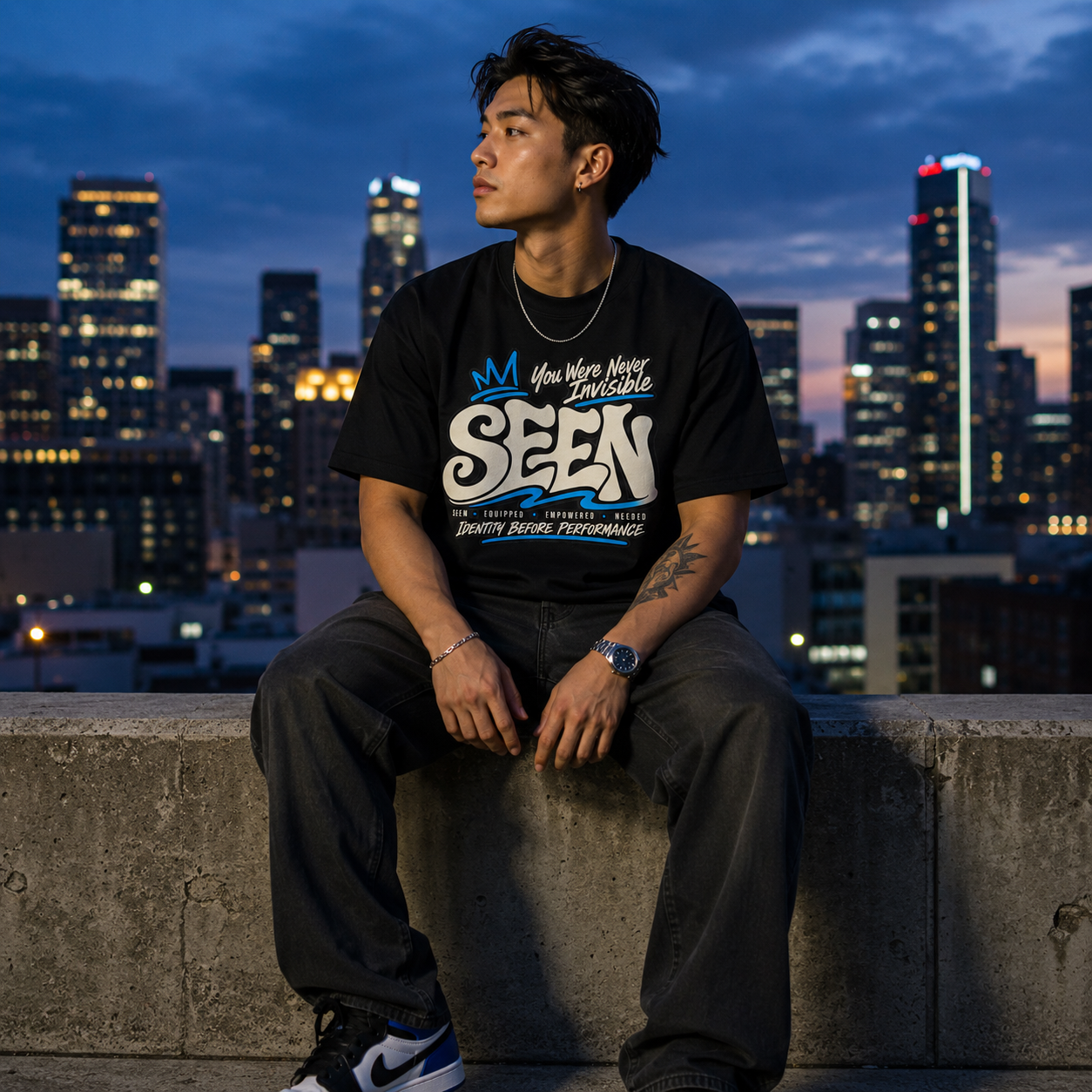 SEEN. Retro Tee — You Were Never Invisible