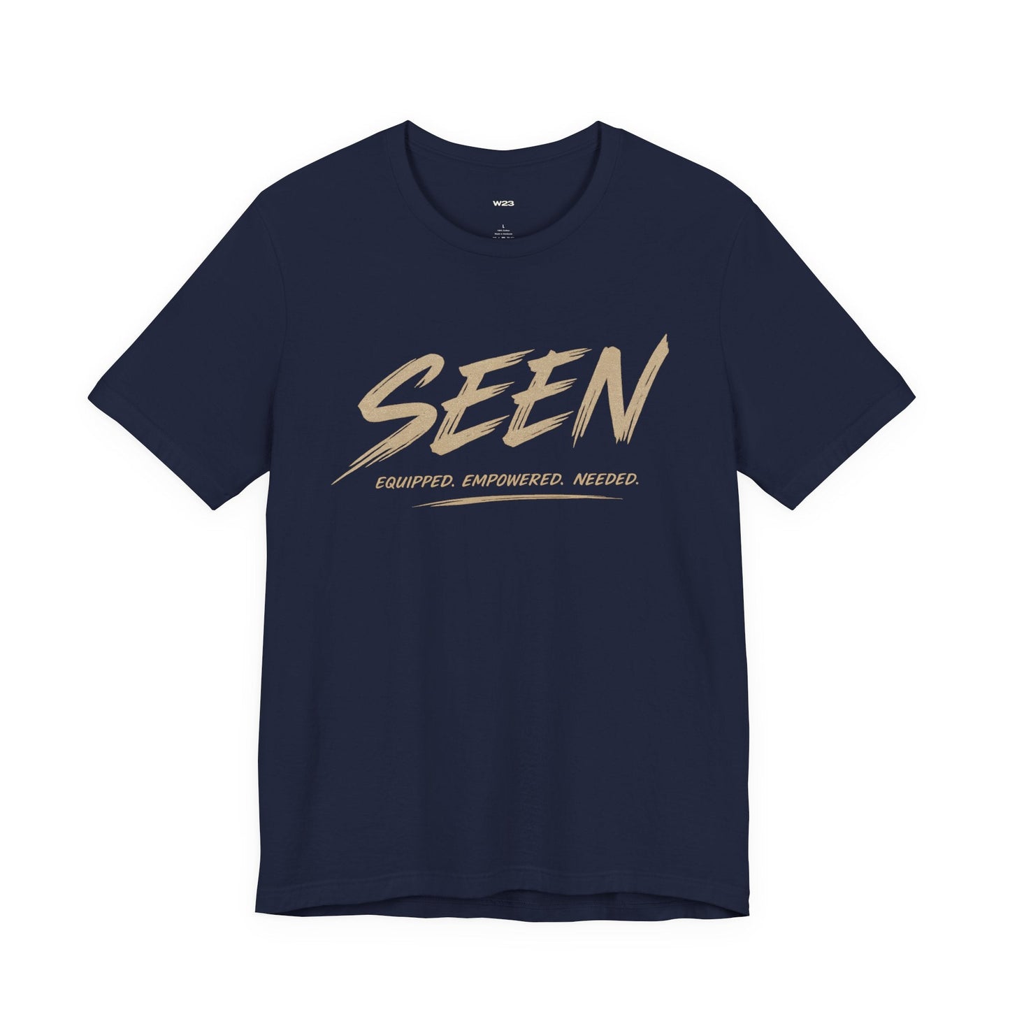 SEEN. Graphic Tee — Seen. Equipped. Empowered. Needed. | Faith Identity T-Shirt
