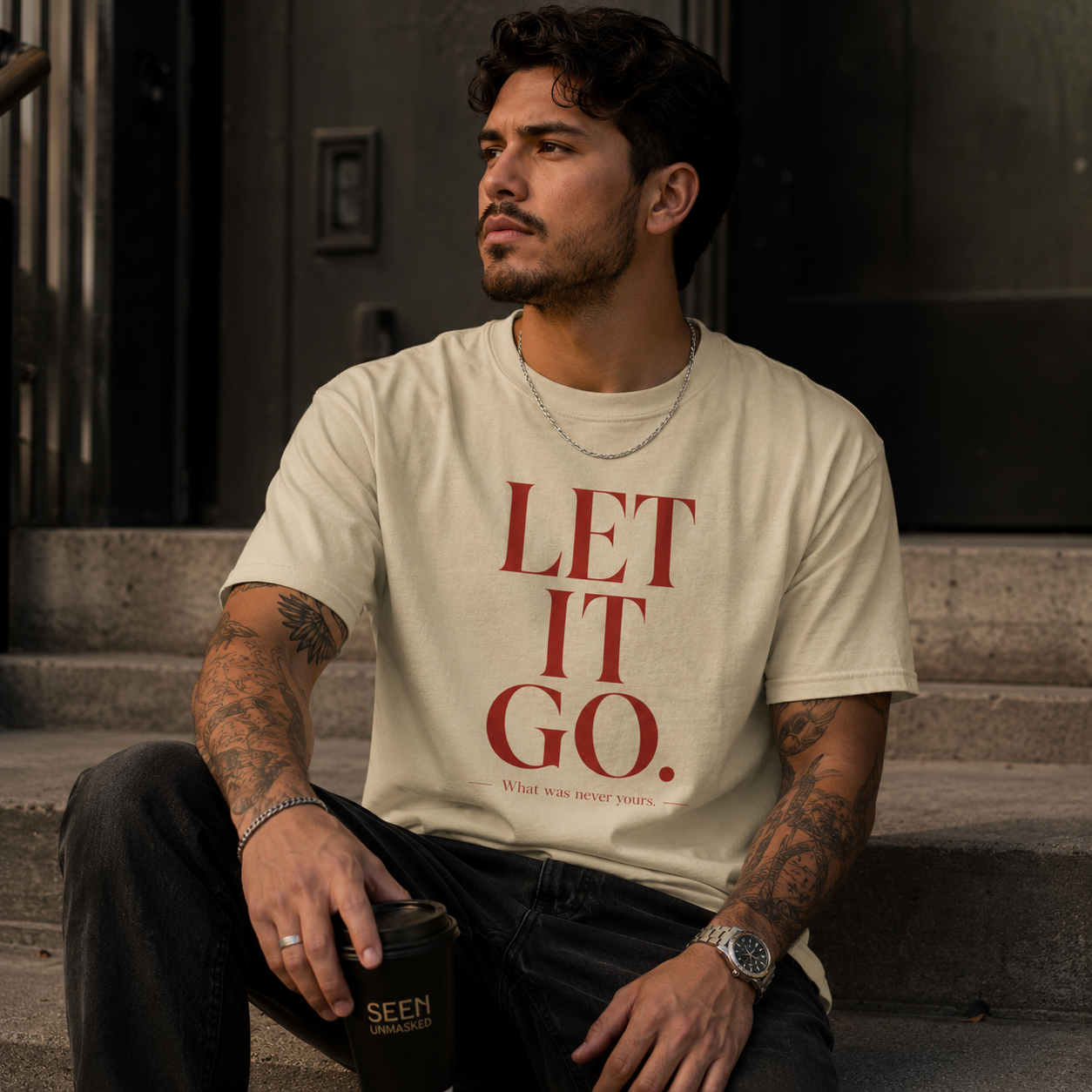 Let It Go Tee — SEEN: Unmasked Collection