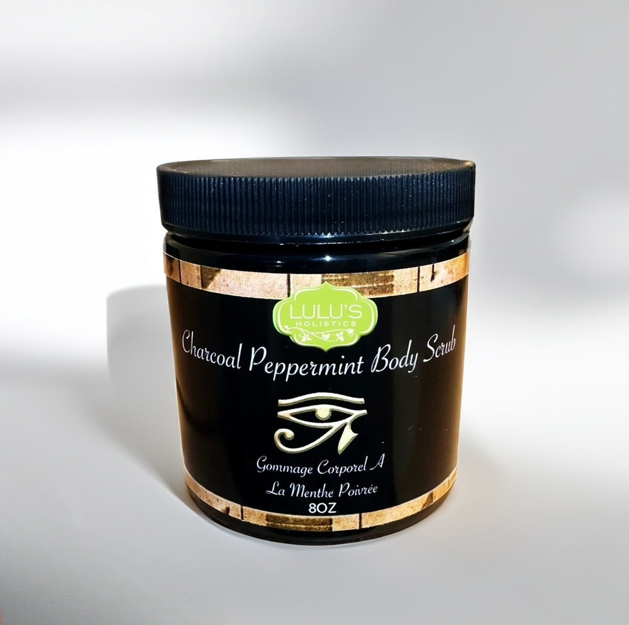 Charcoal & Peppermint Body Scrub – Deep Cleansing Exfoliation