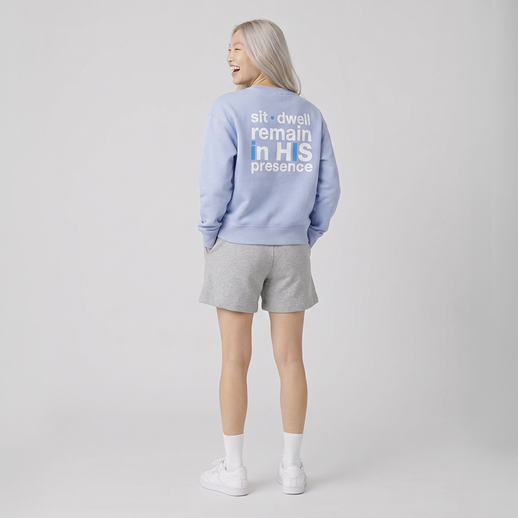 ABiDE Woman's Powder Blue Relax Crew