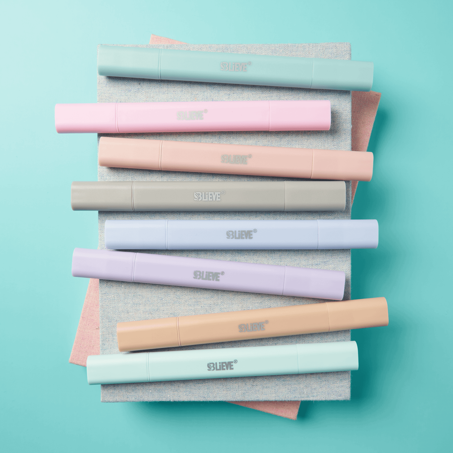 Bible Highlighters No Bleed, Dual Tip (Pastel)