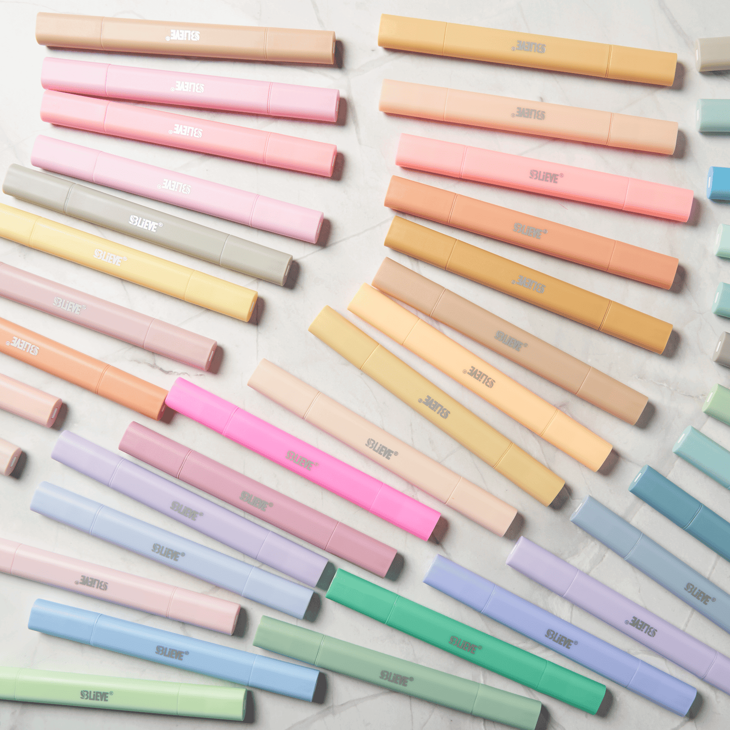 Bible Highlighters No Bleed, Dual Tip Full Package (40 Units)