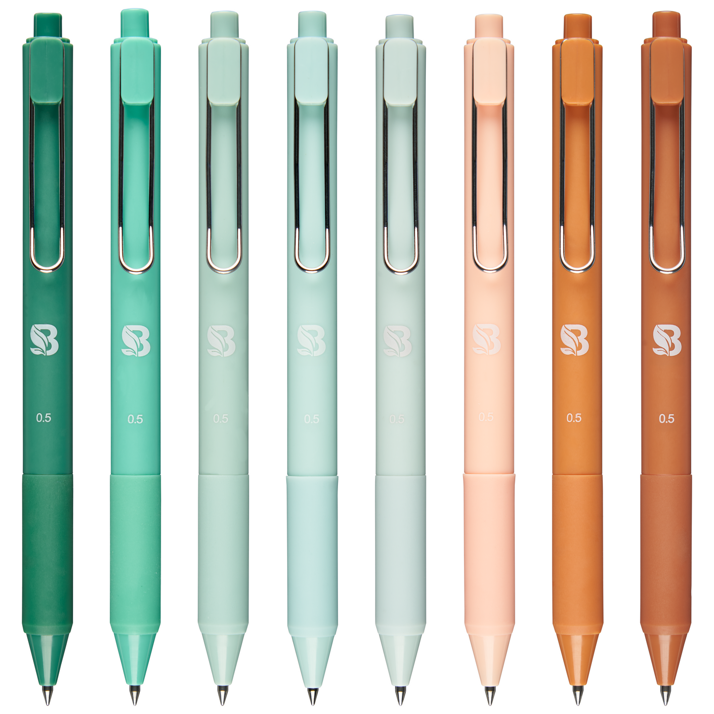 Black Ink Gel Pens - Terracotta Edition