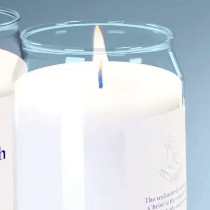 Life Christian Candle - Coconut Lime Verbena | Bible Candles Co.
