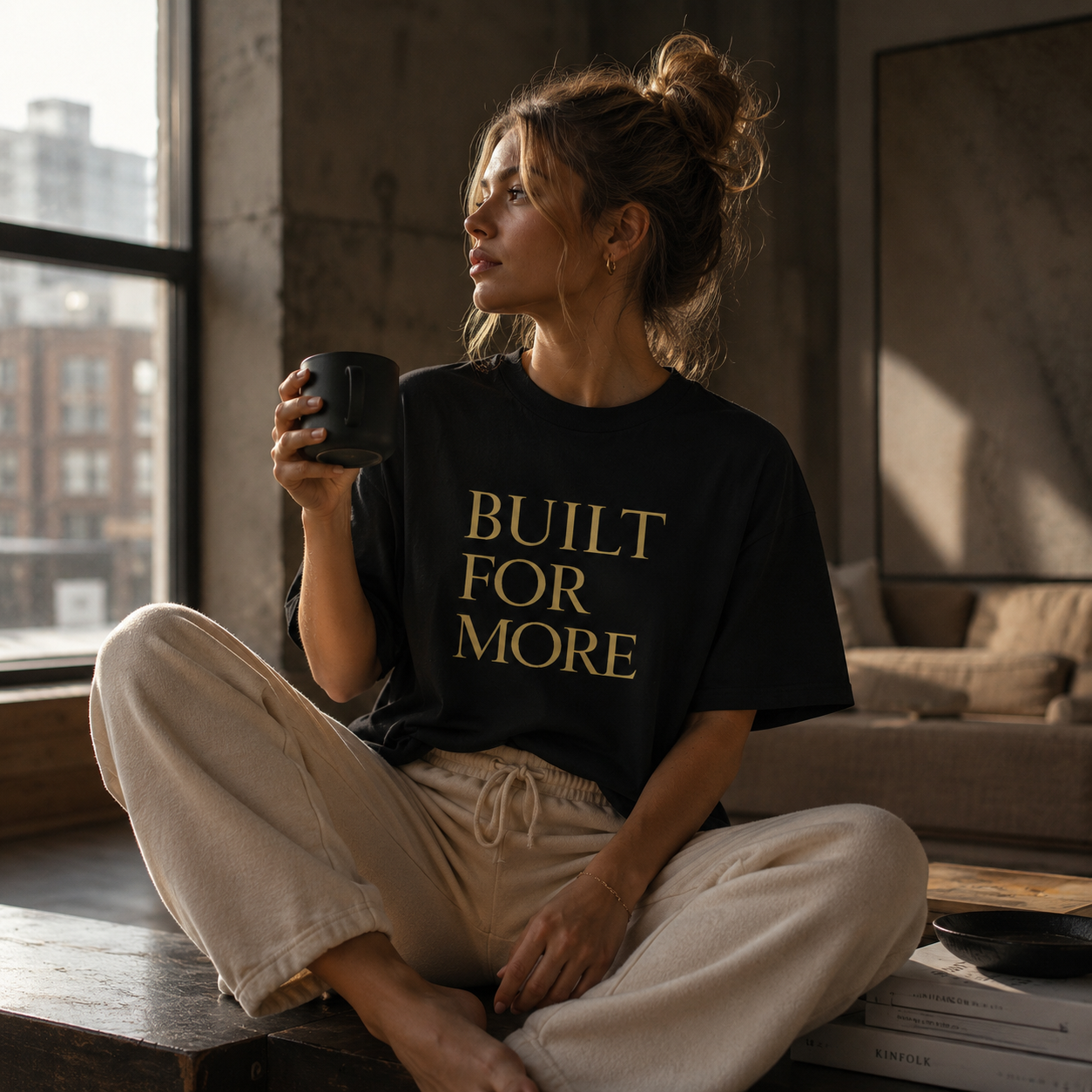Built For More — Faith Identity Graphic Tee | Black