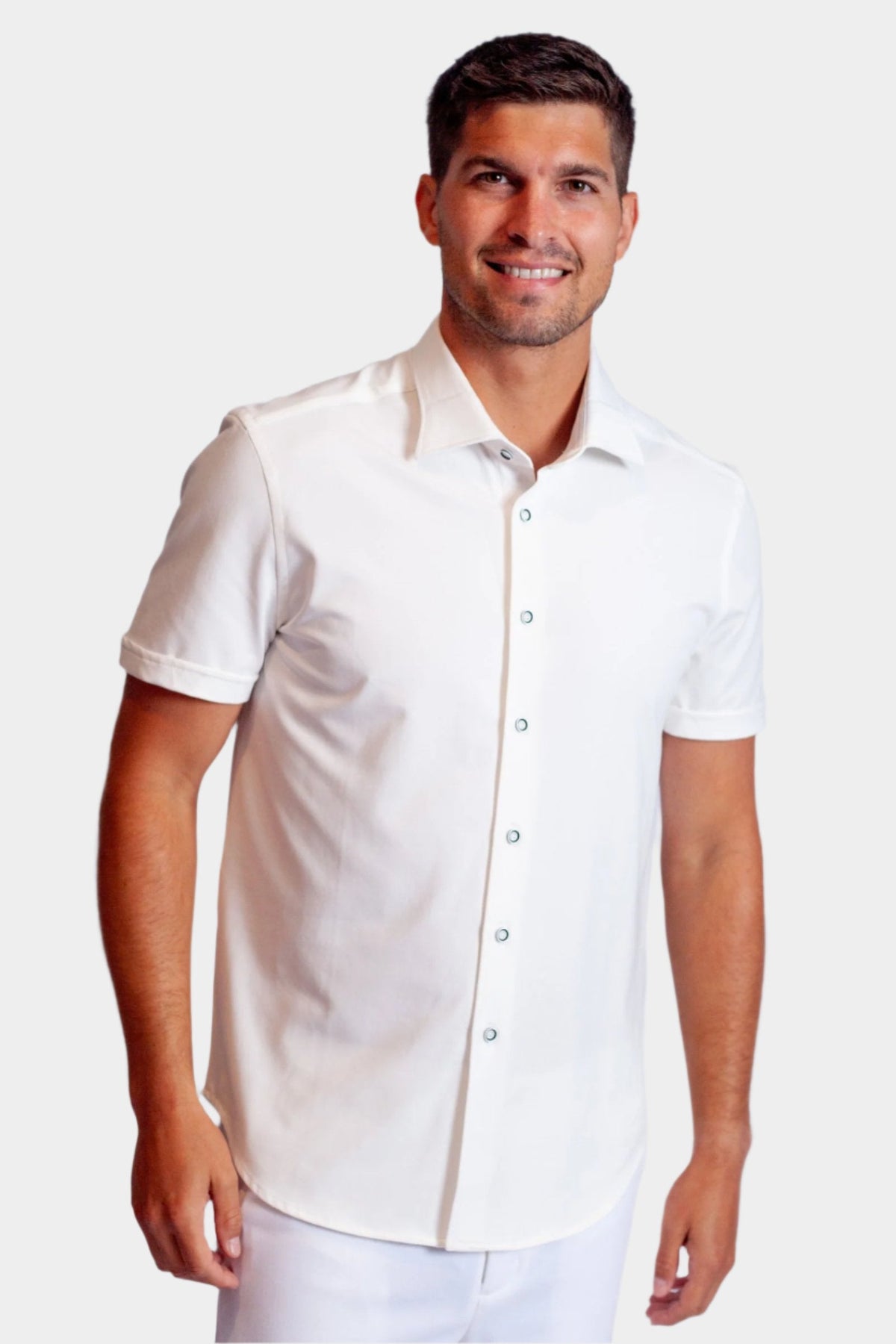 Buki 'Single Shot' Short Sleeve Tech Shirt — White