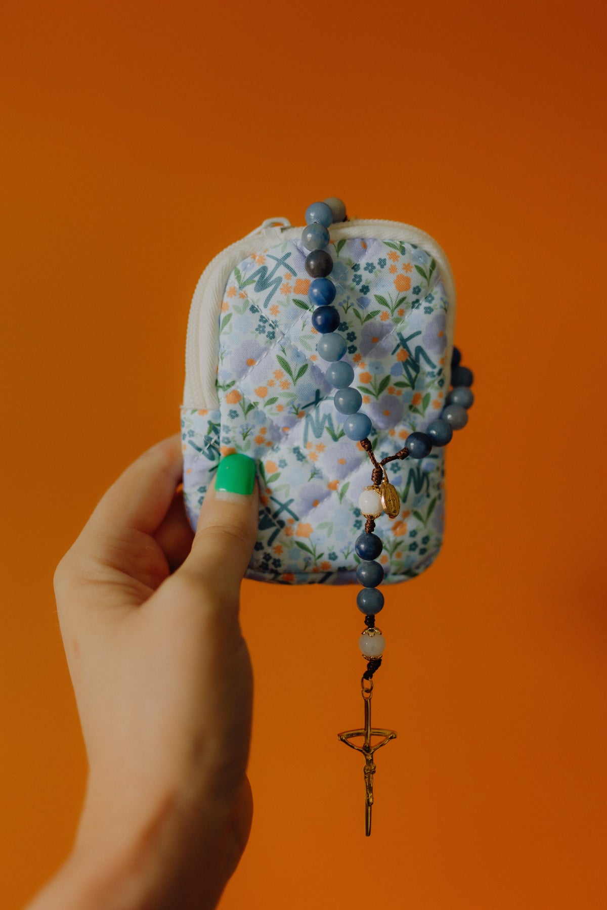 Marian Rosary Pouch
