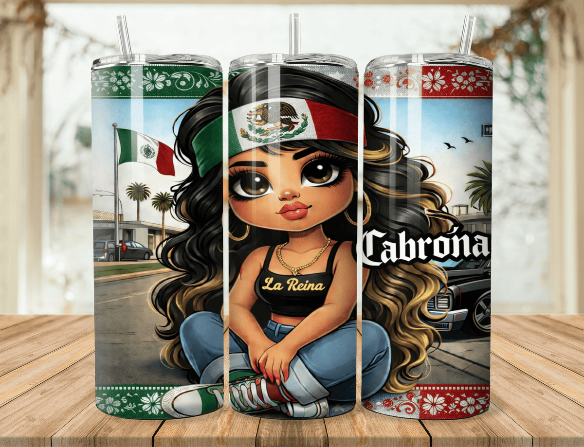 Muñeca Chibi – Edición Latina / Cultura & Actitud 20oz Tumbler