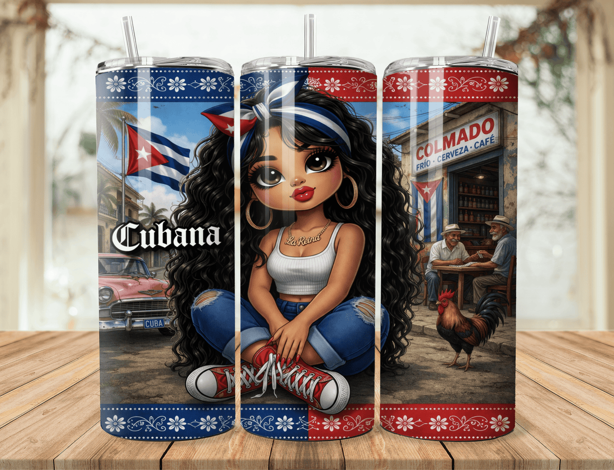 Muñeca Chibi – Edición Latina / Cultura & Actitud 20oz Tumbler