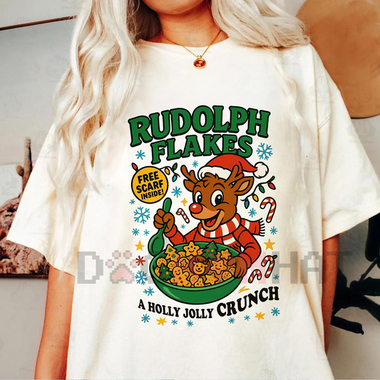 Christmas Cereal Shirt – Retro Christmas Movies, Cereal Charm Tee