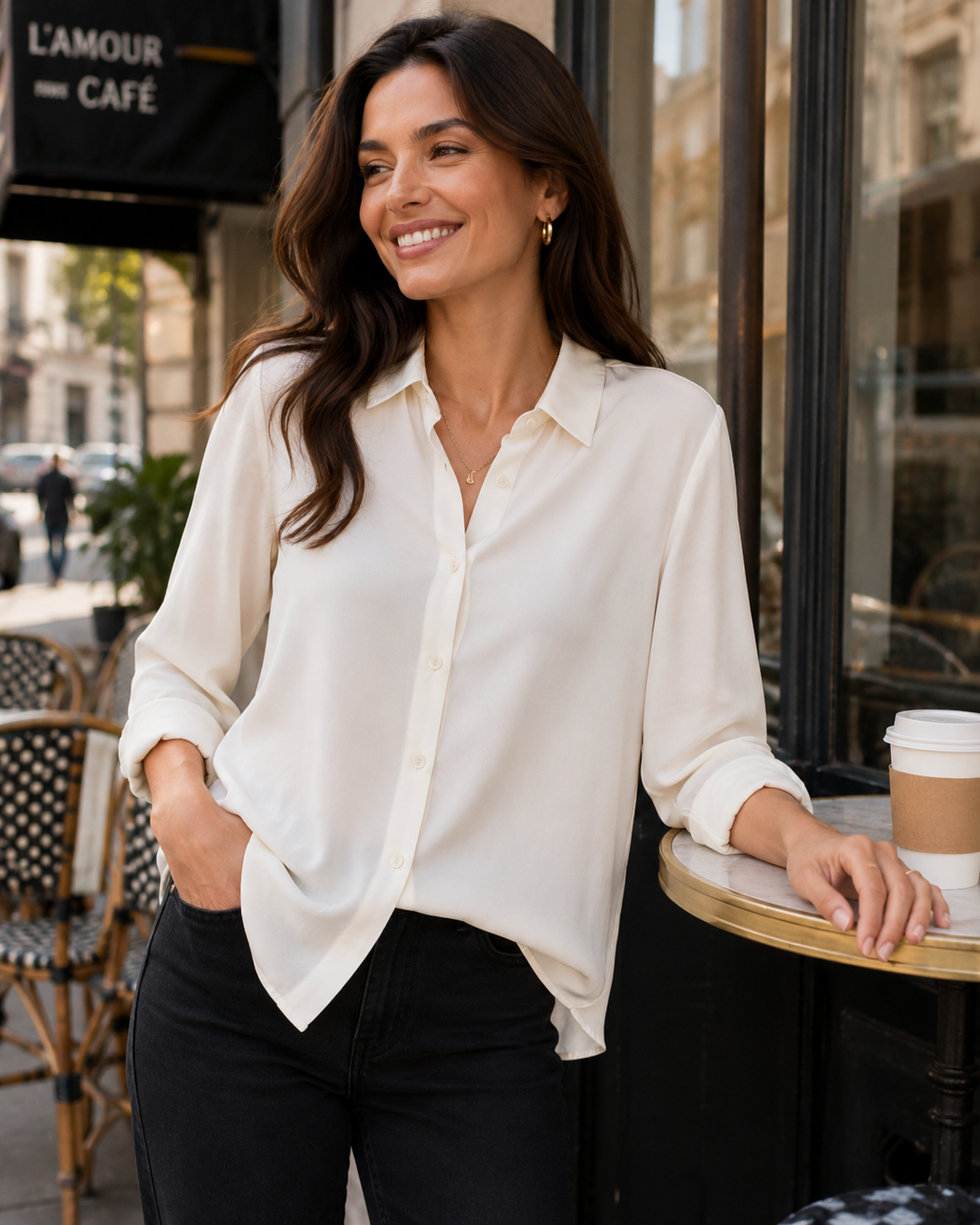 Cinqo 'Single Shot' Shirt - White