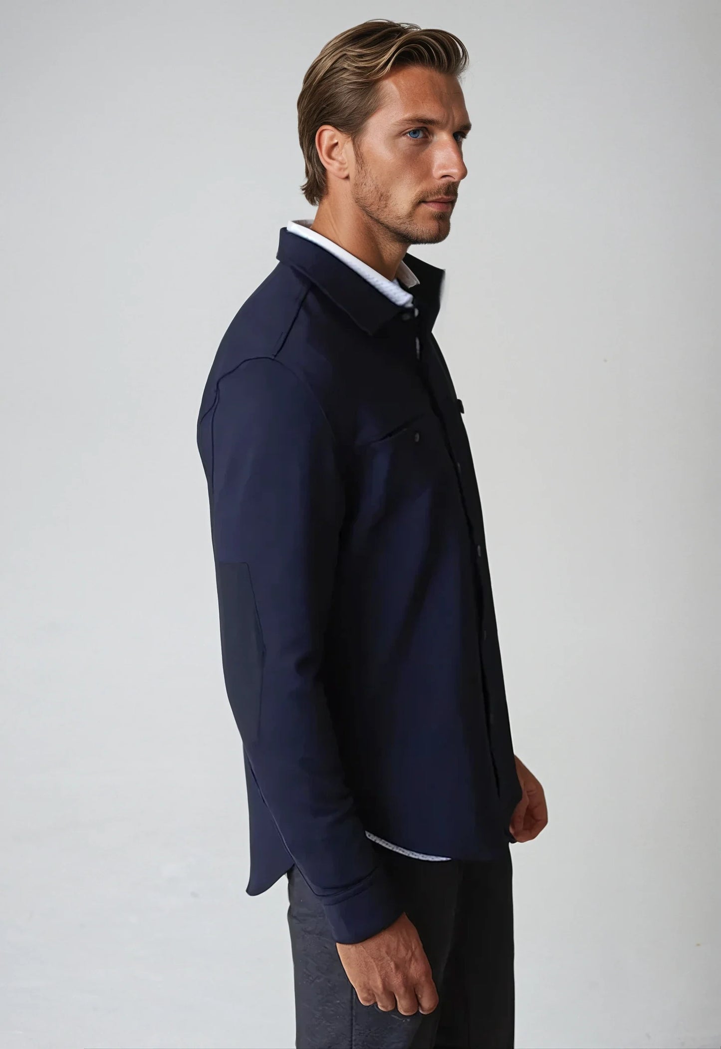 City CPO Shirt Jacket - Navy
