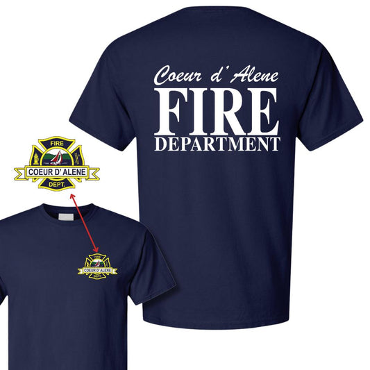 Coeur d'Alene Firefighter Tribute T-Shirt – Memorial Graphic Tee, Soft Cotton Blend Shirt to Support Fire Heroes