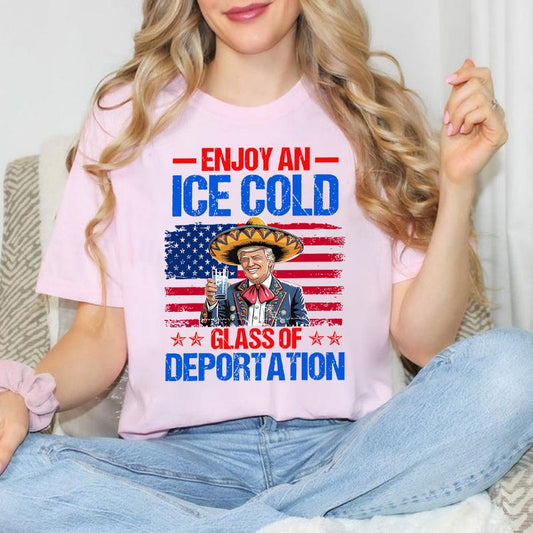 Cold Like ICE Graphic Tee – Political Satire Shirt, Free Speech Design for Men & Women
