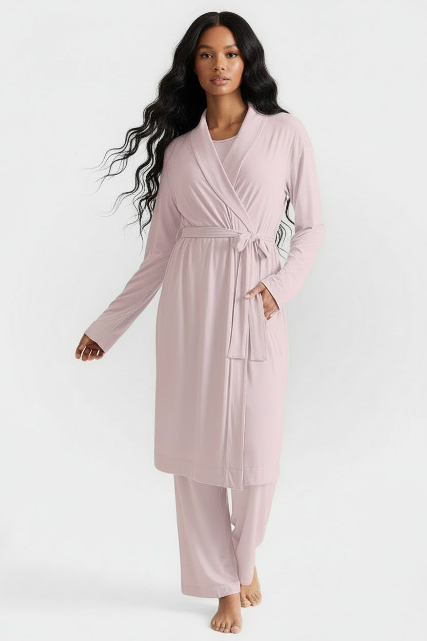 Collagen Lounge Robe - Black