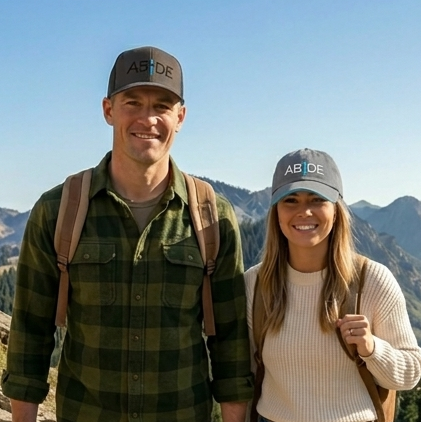 ABiDE (Sit - Dwell - Remain) - Gray "Dad" Hat