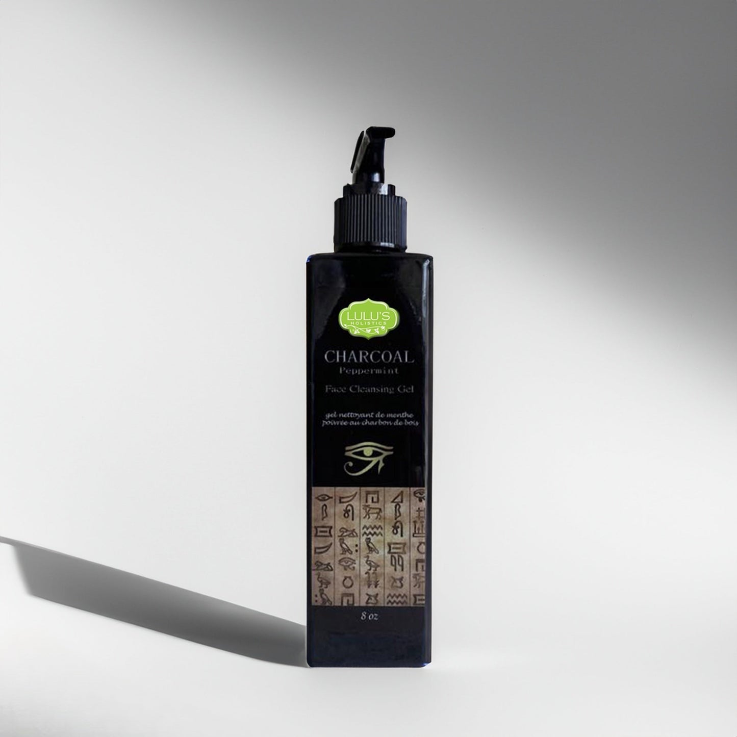 Charcoal Peppermint Face Cleansing Gel – Detoxifying & Cooling Cleanser