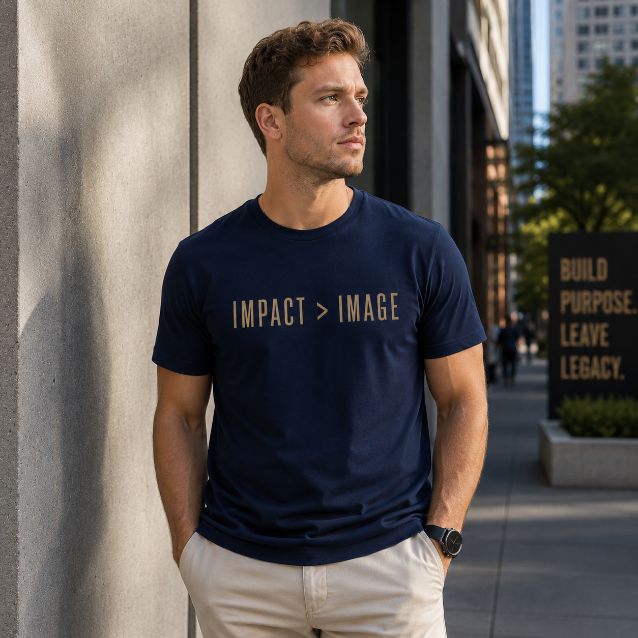 IMPACT > IMAGE Tee — Wear What You Actually Stand For