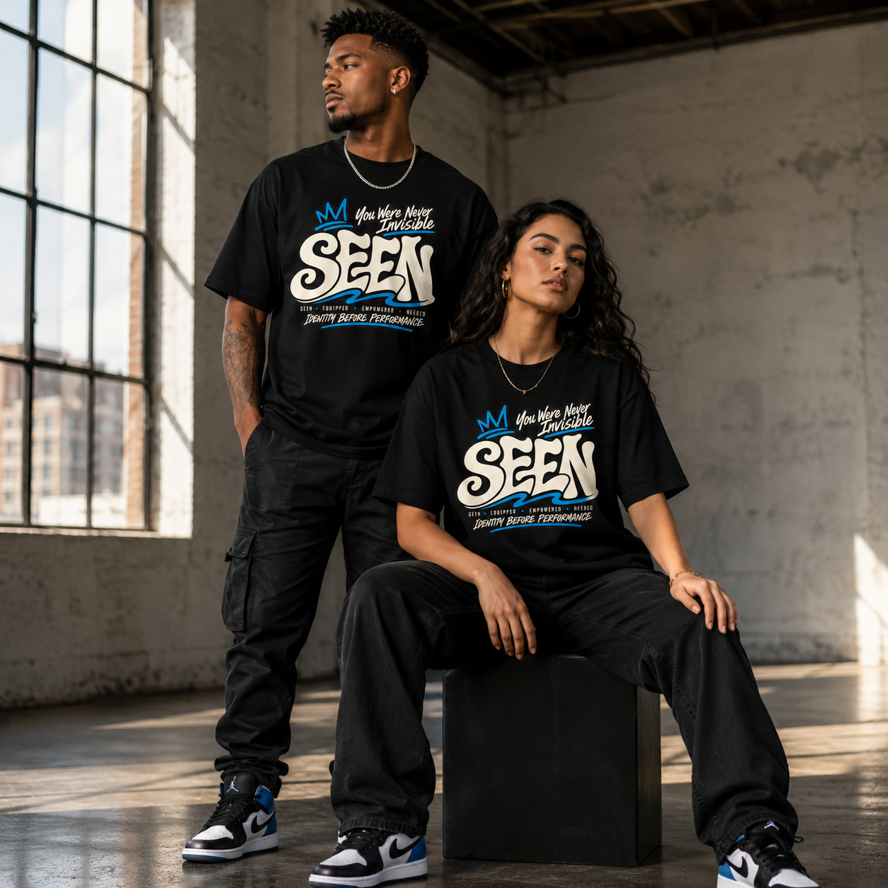 SEEN. Retro Tee — You Were Never Invisible