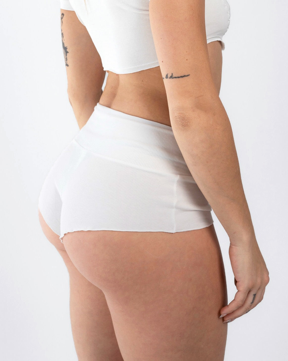 90s Boyshort - Cloud Set Ivory