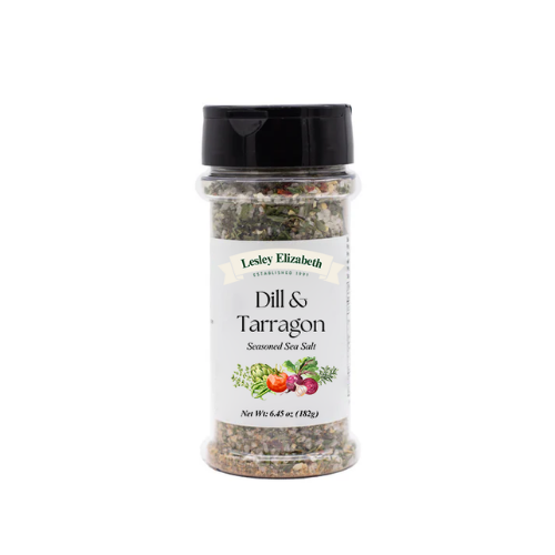 Lesley Elizabeth Dill & Tarragon Seasoned Sea Salt, PET (250mL)