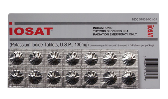 Potassium Iodide Tablets USP, 130 mg