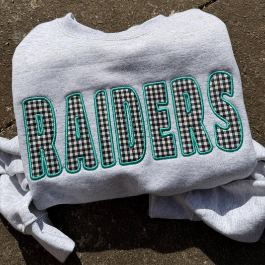 Custom Gingham Bubble Applique Embroidered Shirt | Choose Style, Color & Thread