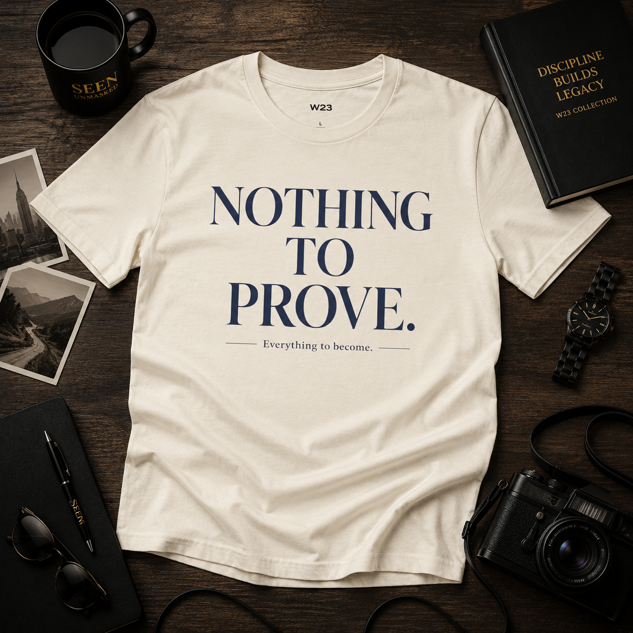 Nothing To Prove Tee — SEEN: Unmasked Collection