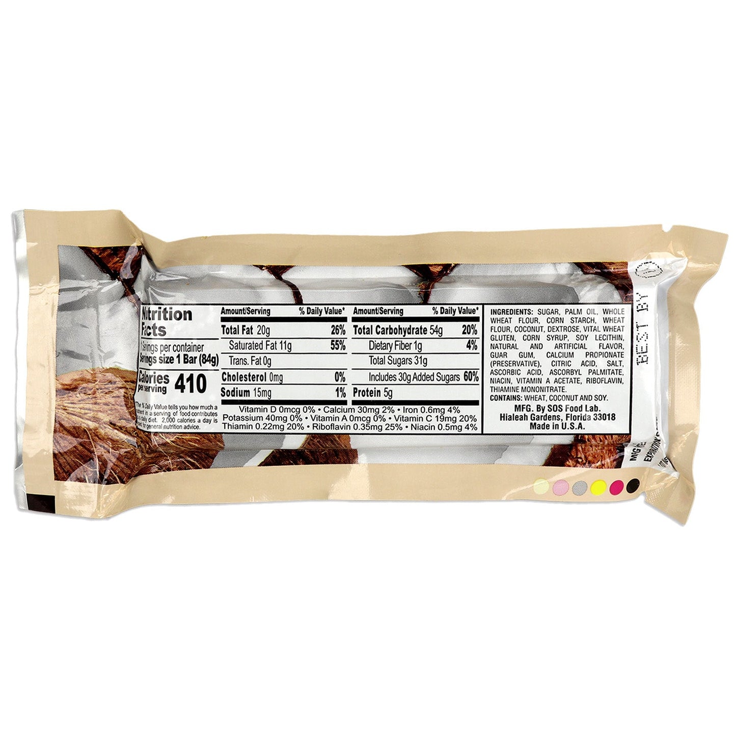 Millennium Energy Bar Coconut 400 Calories