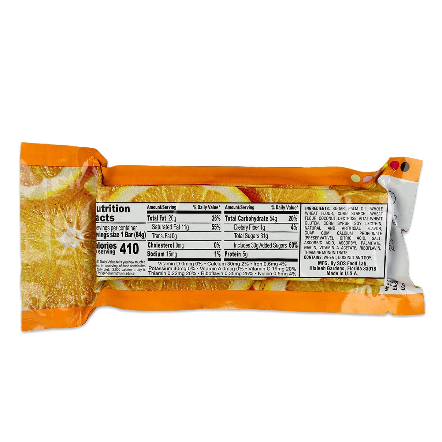 Millennium Energy Bar Orange 400 Calories