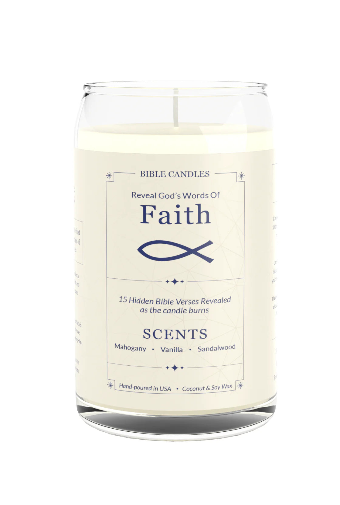Faith Bible Candle - Illuminate Your Spirit | Bible Candles Co.