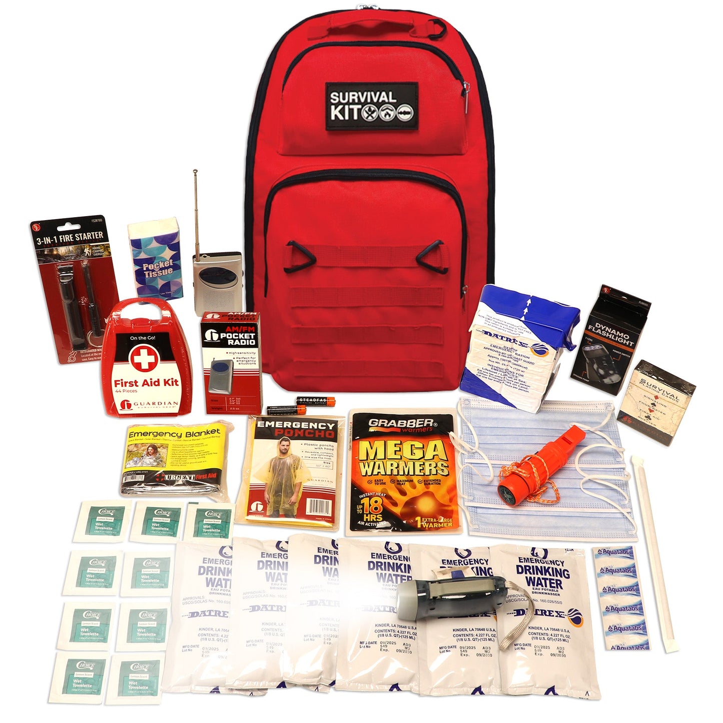 Prepared Survival Kit -  Emergency & Disaster Go Bag