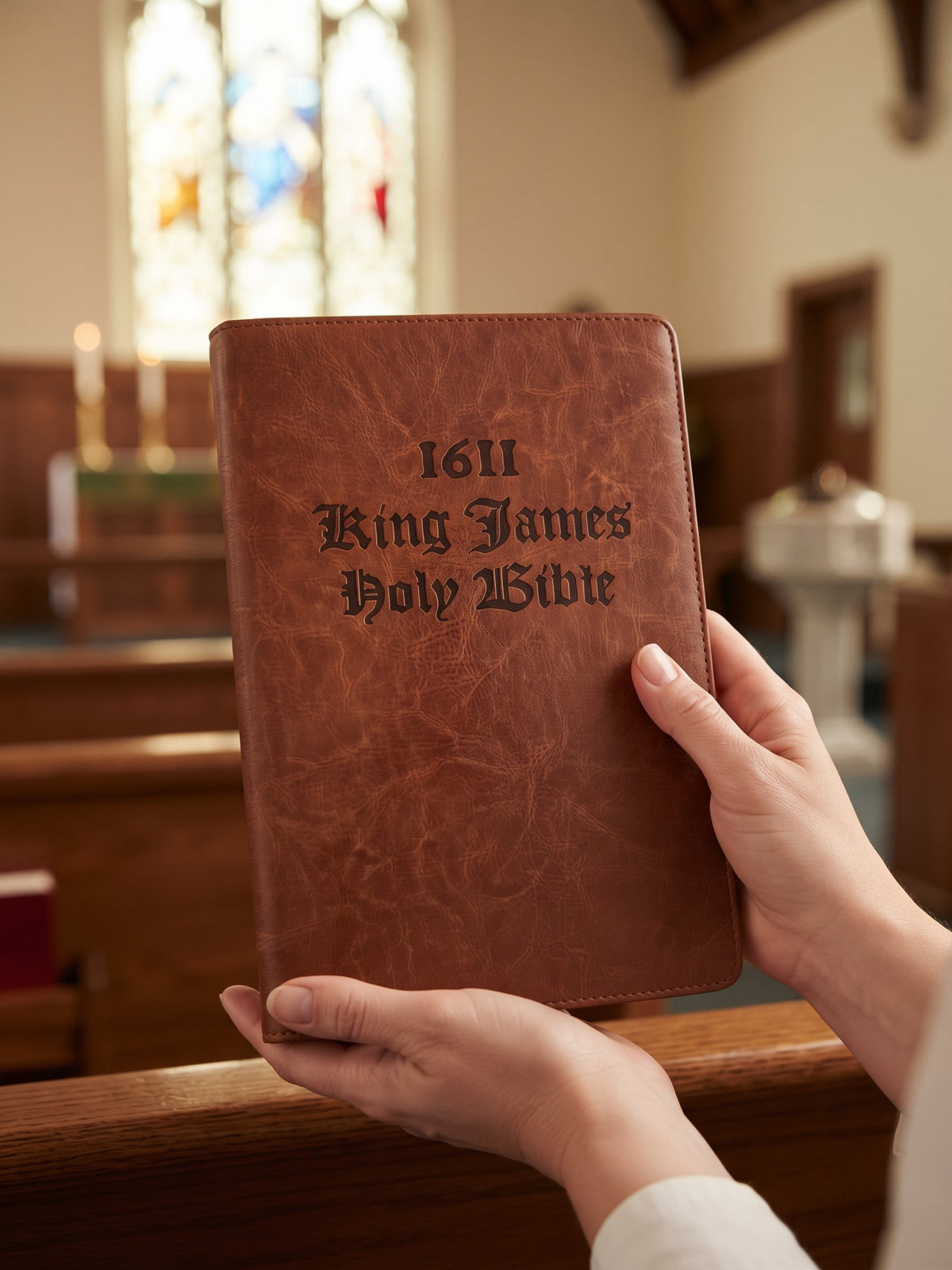 1611 King James Bible - Brown
