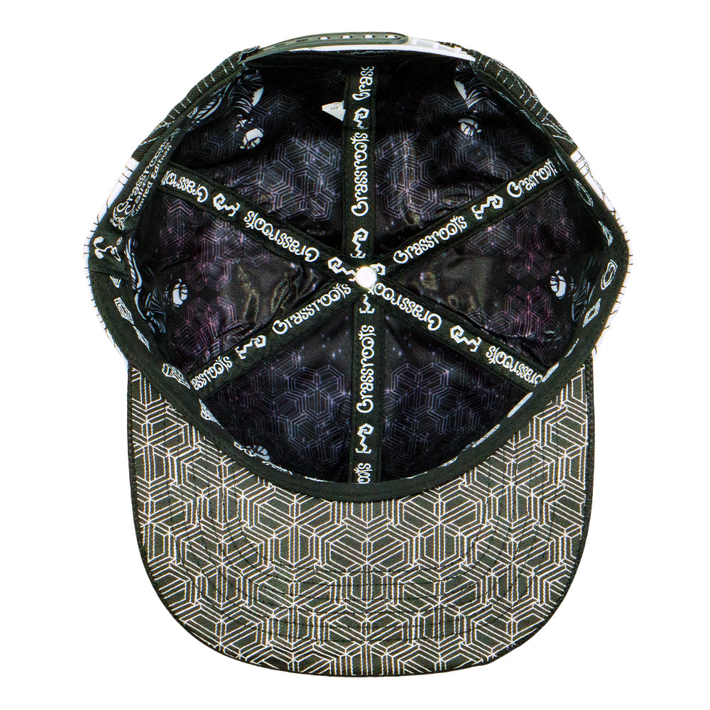 Isomatrix Black White Snapback Hat