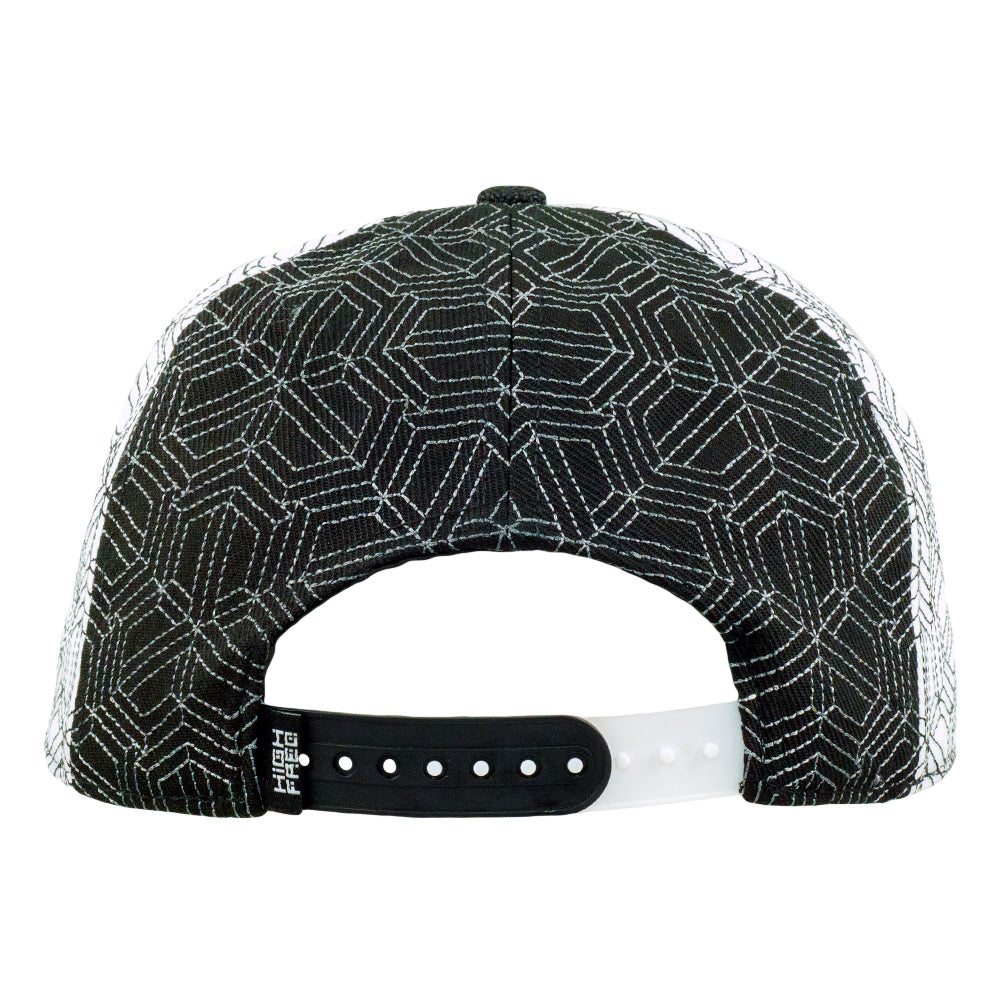 Isomatrix Black White Snapback Hat